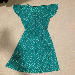 West Kei Cherry Print Midi Dress